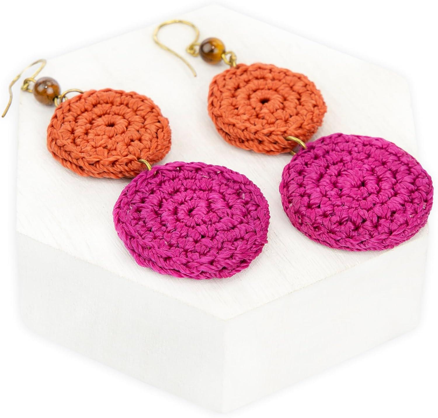 imageThe Sak Jasper Double Disc Earrings
