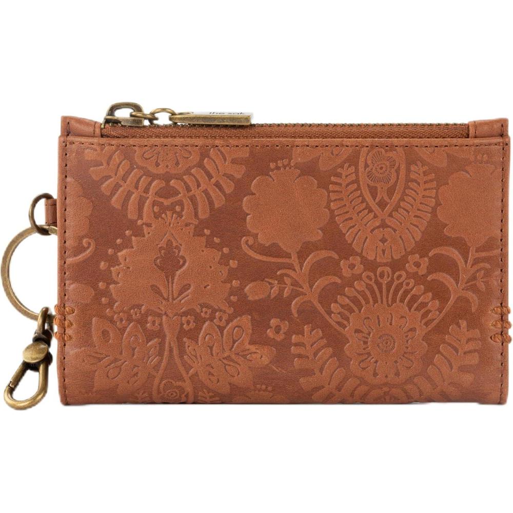 imageThe Sak Encino Card WalletTobacco Floral Emboss