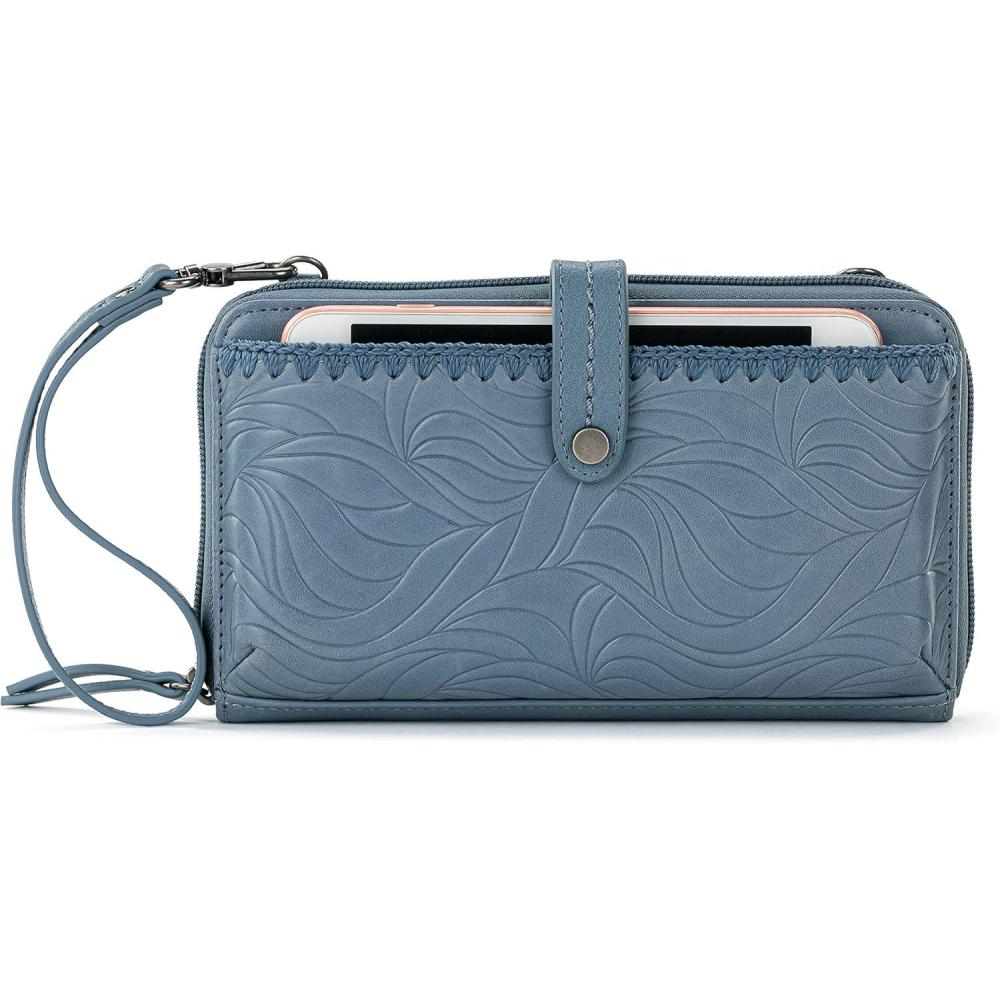 imageThe Sak Iris Smartphone Cross Body BagMaritime Emboss Leather