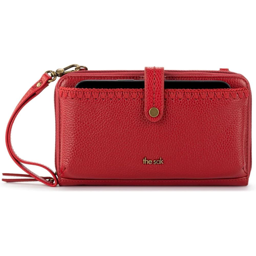 imageThe Sak Iris Smartphone Cross Body BagScarlet Leather