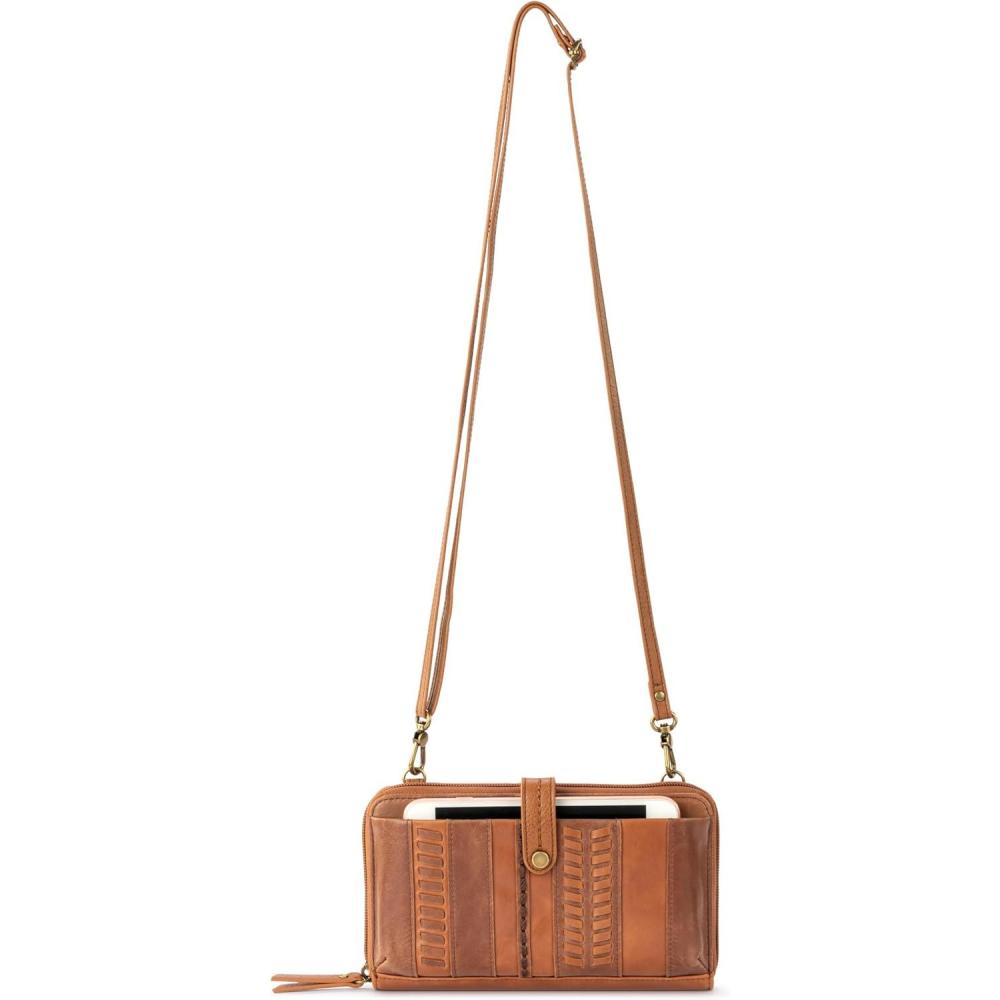 imageThe Sak Iris Smartphone Cross Body BagTobacco Crafted Stripe