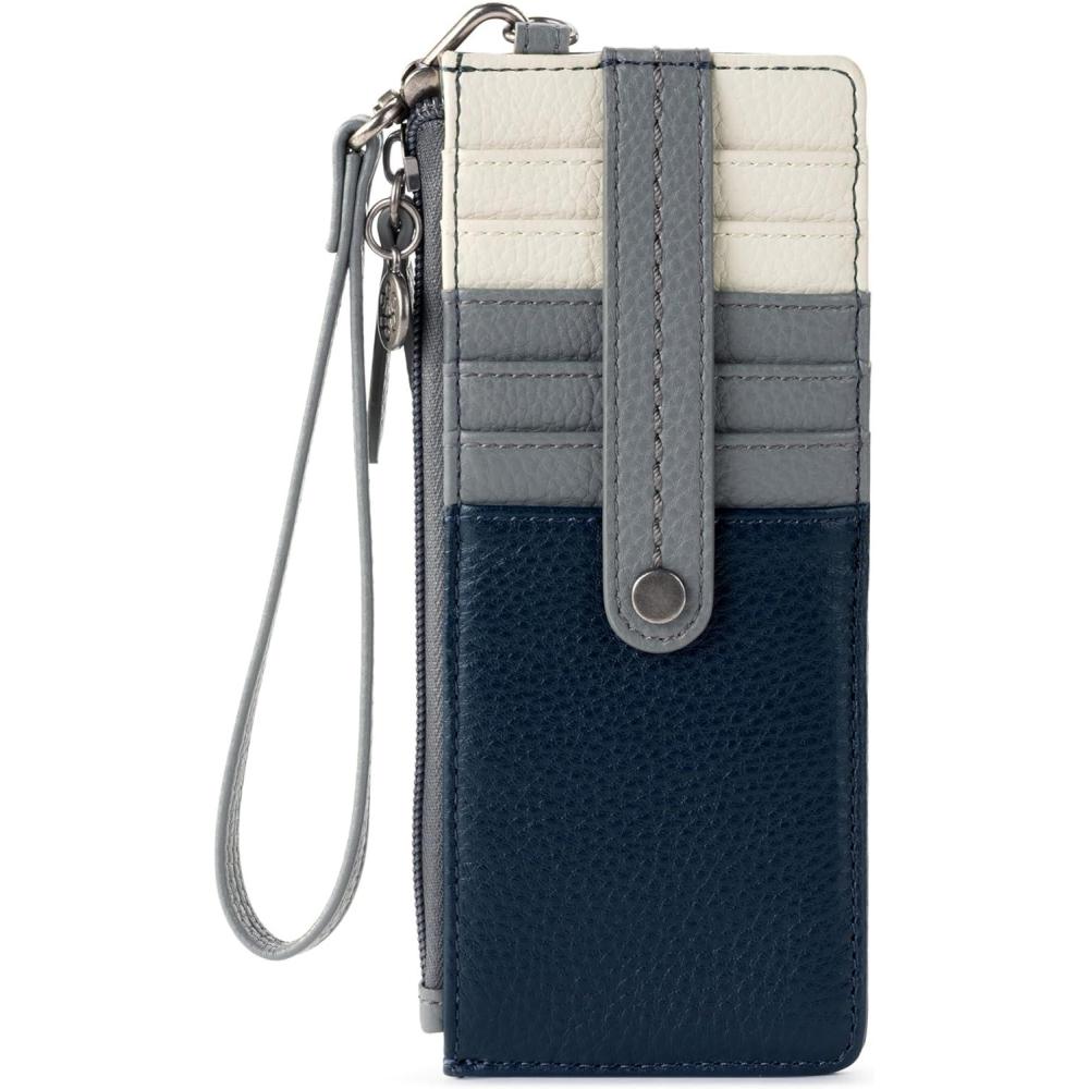 imageThe Sak Womens Kira Card WristletDusty Blue Block