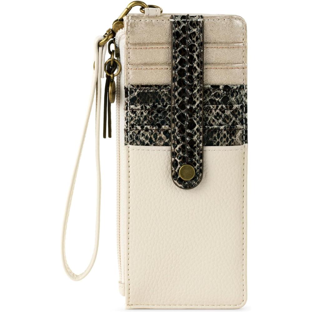 imageThe Sak Womens Kira Card WristletStone Snake Block