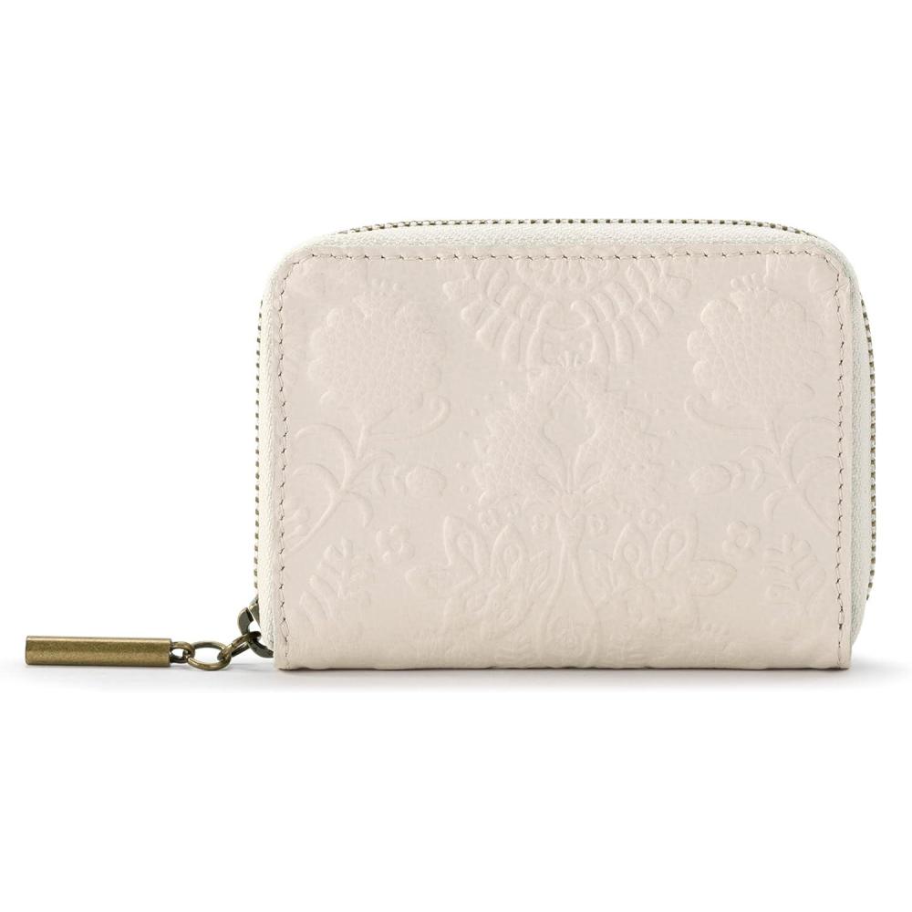 imageThe Sak womens Iris Leather Medium WalletStone Floral Embossed
