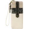 The Sak Womens Kira Card Wristlet(Stone Snake Block)