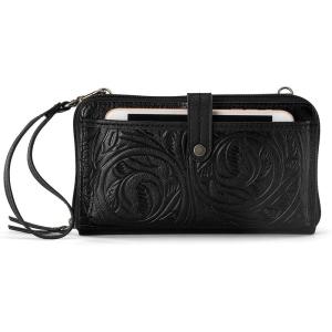 The Sak Iris Smartphone Cross Body Bag(Black Emboss / Leather)