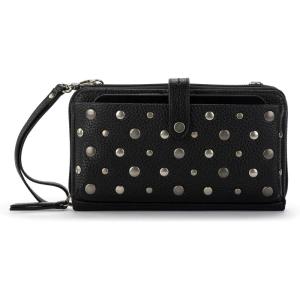 The Sak Iris Smartphone Cross Body Bag(Black Stud / Leather)