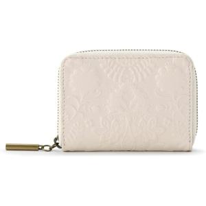 The Sak womens Iris Leather Medium Wallet(Stone Floral Embossed)
