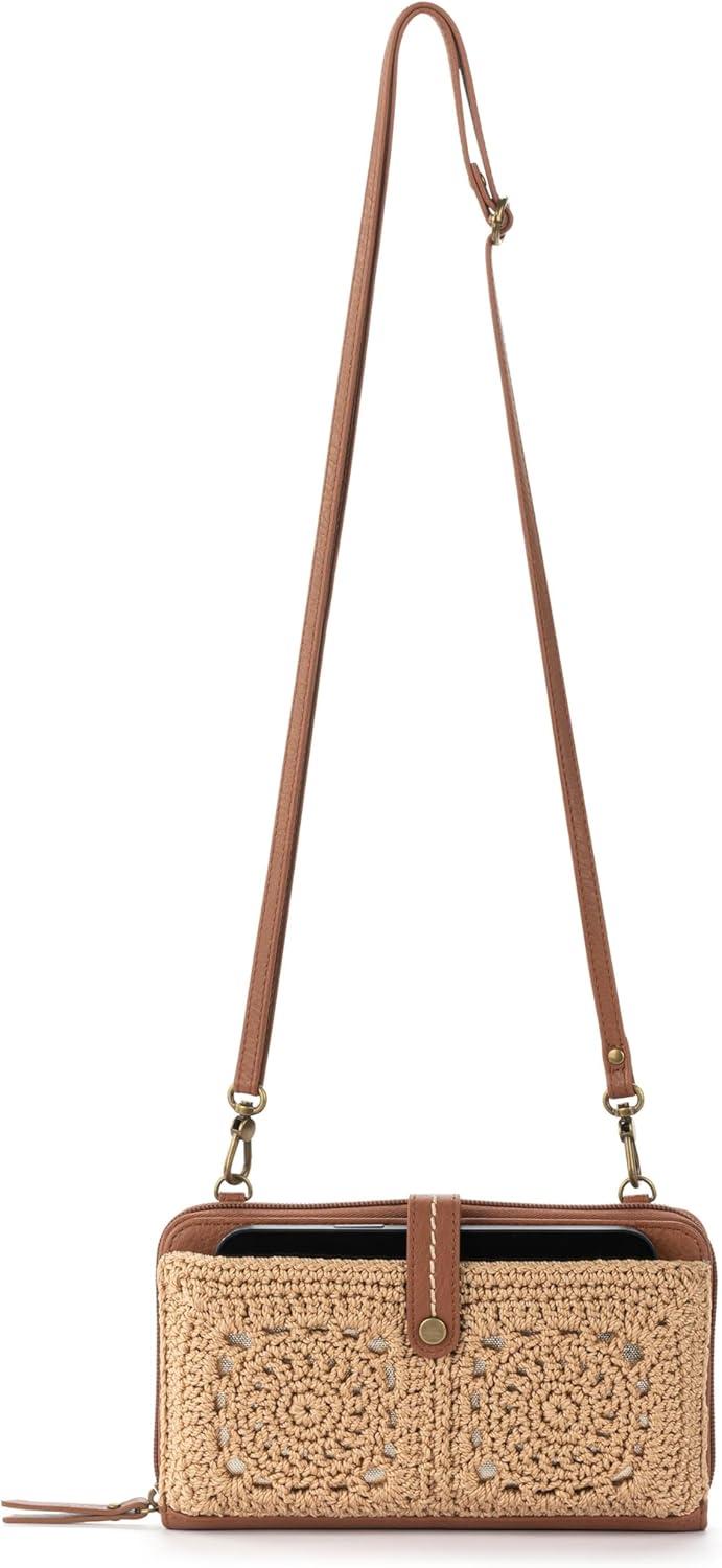 imageThe Sak Iris Smartphone Cross Body BagBamboo Medallion Crochet