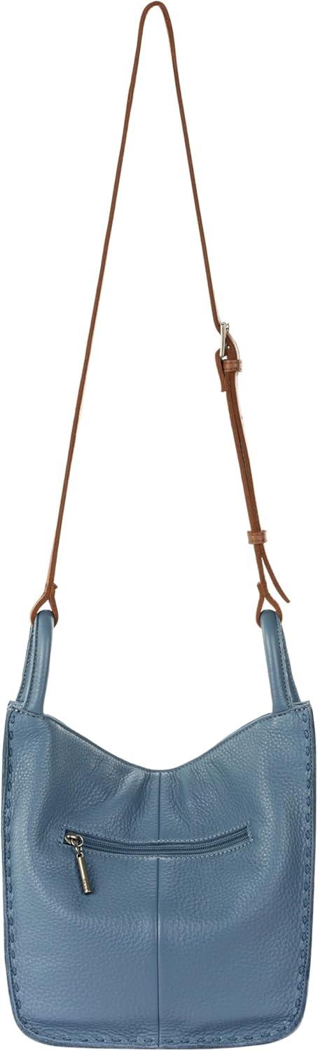 imageThe Sak Los Feliz Crossbody in Leather Adjustable Crossbody Strap Maritime