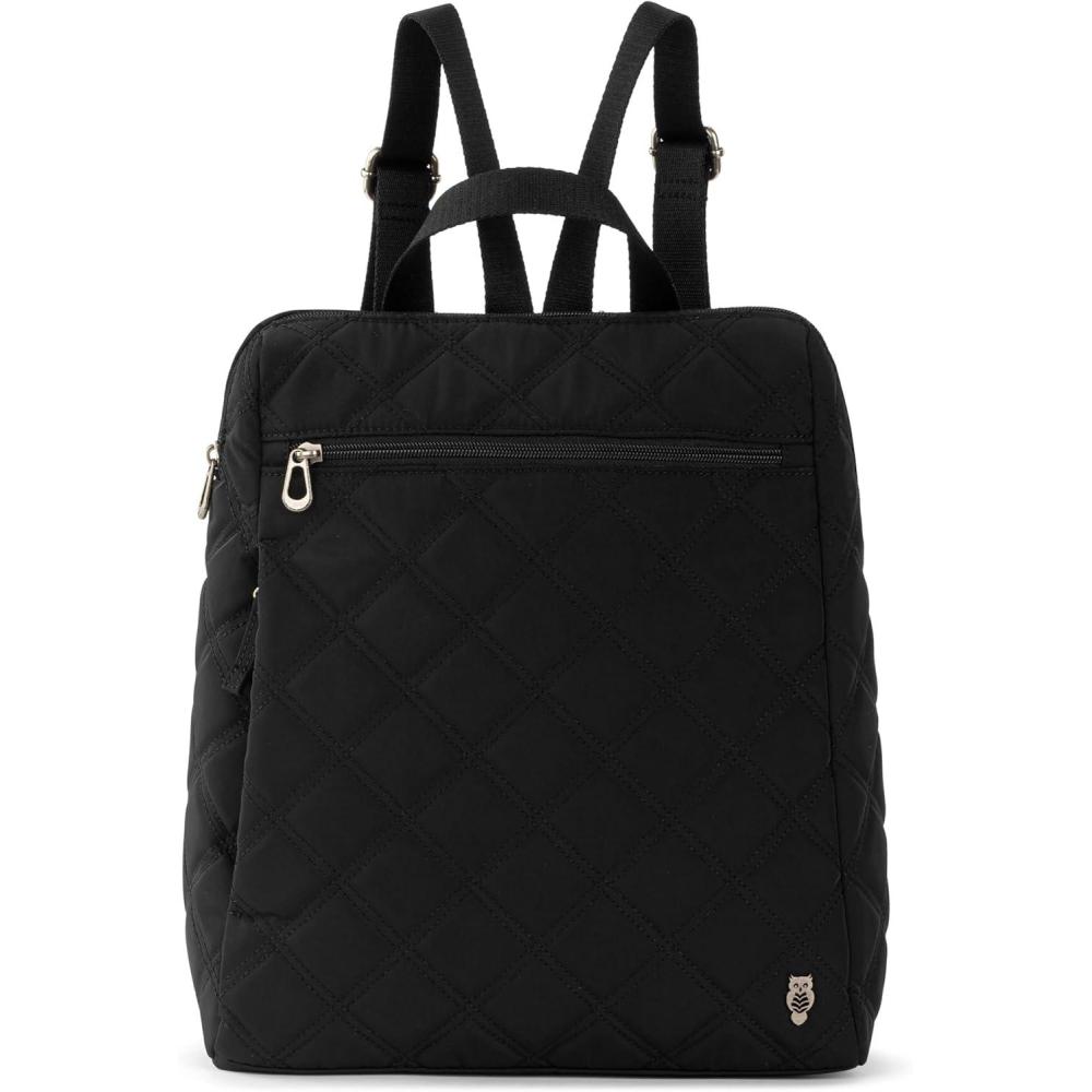 imageThe Sak Arlo Backpack  Womens Backpack for Everyday ampamp Travel  Daypack With Adjustable Straps ampamp Zipper PocketsBlack Diamond Quilt