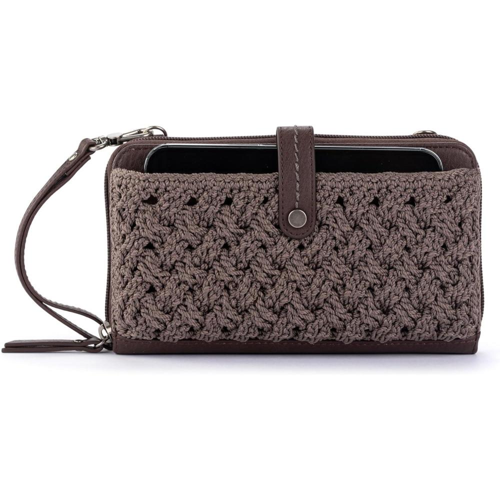 imageThe Sak Iris Smartphone Cross Body BagMushroom Cozy  Crochet