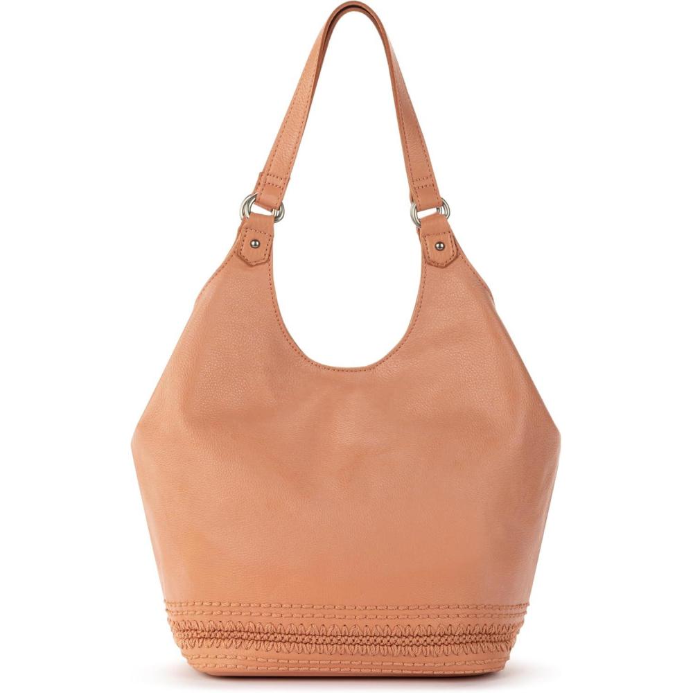 imageThe Sak Roma Shopper in Leather Double Shoulder Straps Nectar