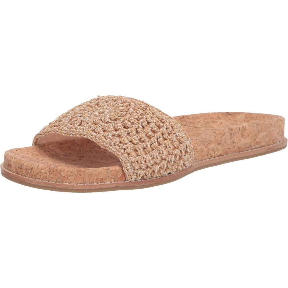 imageThe Sak womens Mendocino Crochet Slide SandalBamboo Static Medallion
