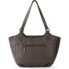 The Sak Womens Bolinas Leather Satchel(Slate)