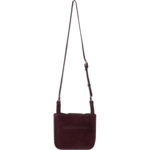 The Sak Los Feliz Small Crossbody Purse – Women’s Leather Handbag For Everyday & Travel – Mini HandBag With Adjustable Strap(Mahogany Suede)