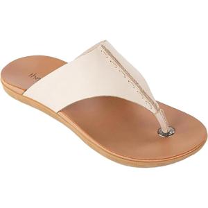 The Sak Los Feliz Toe Post Sandal, Slip On Shoe(Stone)
