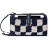 The Sak Iris Smartphone Cross Body Bag(Denim Check)