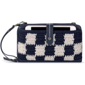 The Sak Iris Smartphone Cross Body Bag(Denim Check)