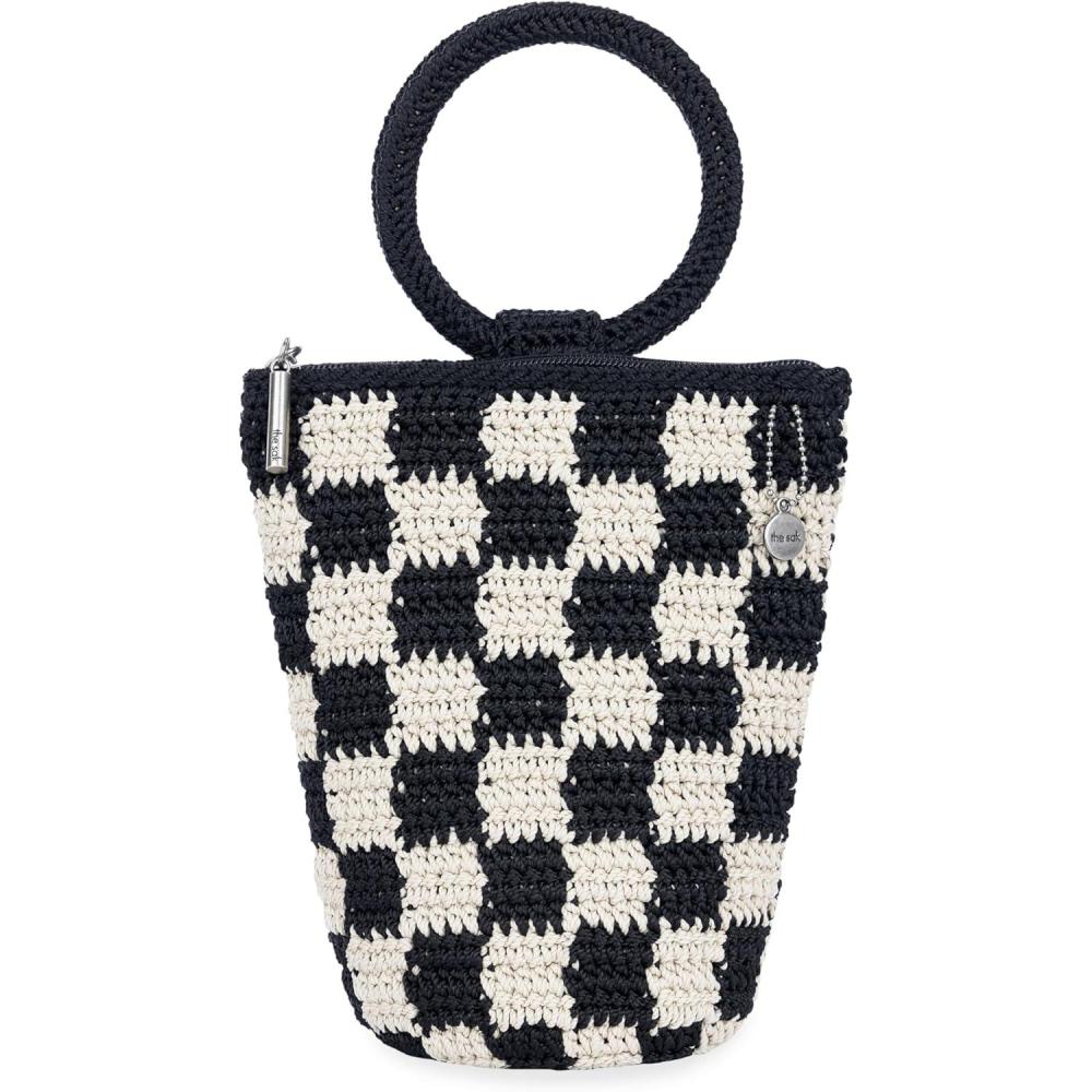 imageThe Sak womens Ayla Ring Handle PouchBlack Check