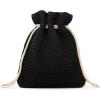 The Sak Brixton Tictactoe Set in Crochet, Black Multi