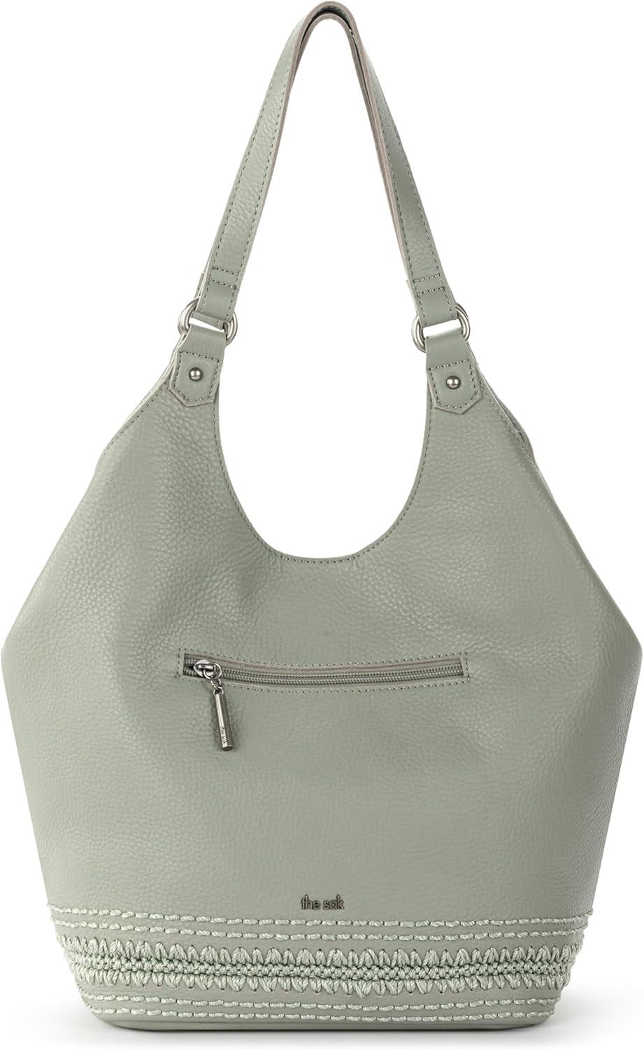 imageThe Sak Roma Shopper in Leather Double Shoulder Straps Meadow