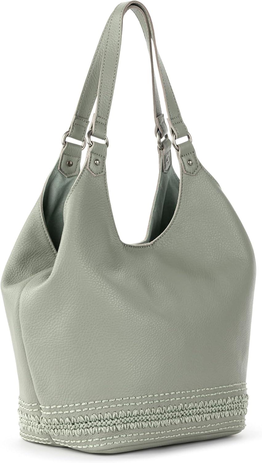 imageThe Sak Roma Shopper in Leather Double Shoulder Straps Meadow
