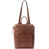 The Sak Loyola Backpack in Leather, Adjustable Convertible Strap, Teak(Teak)