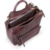 The Sak Loyola Convertible Backpack in Leather, Adjustable Convertible Strap, Mahogany Tile Emboss(Mahogany Tile Emboss)