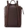 The Sak Loyola Convertible Backpack in Leather, Adjustable Convertible Strap, Mahogany Tile Emboss(Mahogany Tile Emboss)