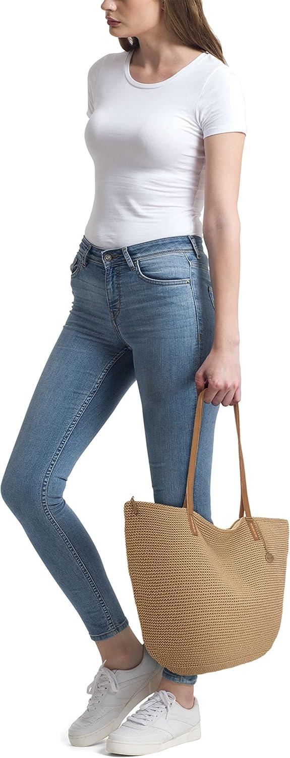 imageThe Sak Gaia Tote Bag in Crochet Earth Multi