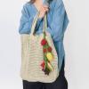 The Sak Lanie Market Tote Purse – Hand Crochet Women’s Handbag for Everyday & Travel – Large Tote With Shoulder Bag Straps(Bamboo)