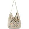 The Sak Lanie Market Tote Purse – Hand Crochet Women’s Handbag for Everyday & Travel – Large Tote With Shoulder Bag Straps(Natural)