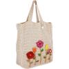 The Sak Lanie Market Tote Purse – Hand Crochet Women’s Handbag for Everyday & Travel – Large Tote With Shoulder Bag Straps(Natural Strawberries)