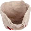 The Sak Lanie Market Tote Purse – Hand Crochet Women’s Handbag for Everyday & Travel – Large Tote With Shoulder Bag Straps(Natural Strawberries)