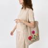 The Sak Lanie Market Tote Purse – Hand Crochet Women’s Handbag for Everyday & Travel – Large Tote With Shoulder Bag Straps(Natural Strawberries)