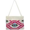 The Sak Linden Convertible Crossbody Bag in Crochet, Adjustable Multi Use Strap(Natural Senang)