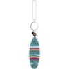 The Sak Rainbow Dangle Keychain in Crochet, Surfboard