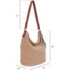 The Sak Sequoia Hobo Bag & Iris Large Smartphone Crossbody Bag In Crochet – Handbag Set For Everyday And Travel – Bamboo Bundle