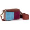 The Sak womens Cora Smartphone Crossbody(Suede Multi Patch)