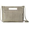 The Sak Linden Convertible Crossbody Bag in Crochet, Adjustable Multi Use Strap(Dark Gold)