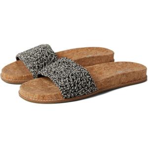 the sak Women’s Mendocino Slide Crochet, Slip On Sandals, Summer Open Toe Shoes, Black, 10