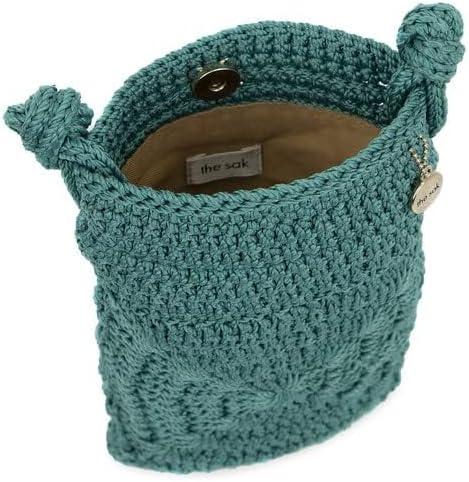 imageThe Sak Josie Mini Crossbody in Crochet with Adjustable StrapAzure Patch