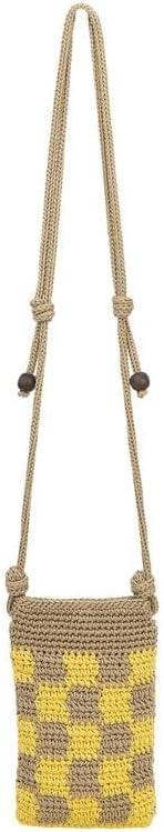 imageThe Sak Josie Mini Crossbody in Crochet with Adjustable StrapLemon Drop Check