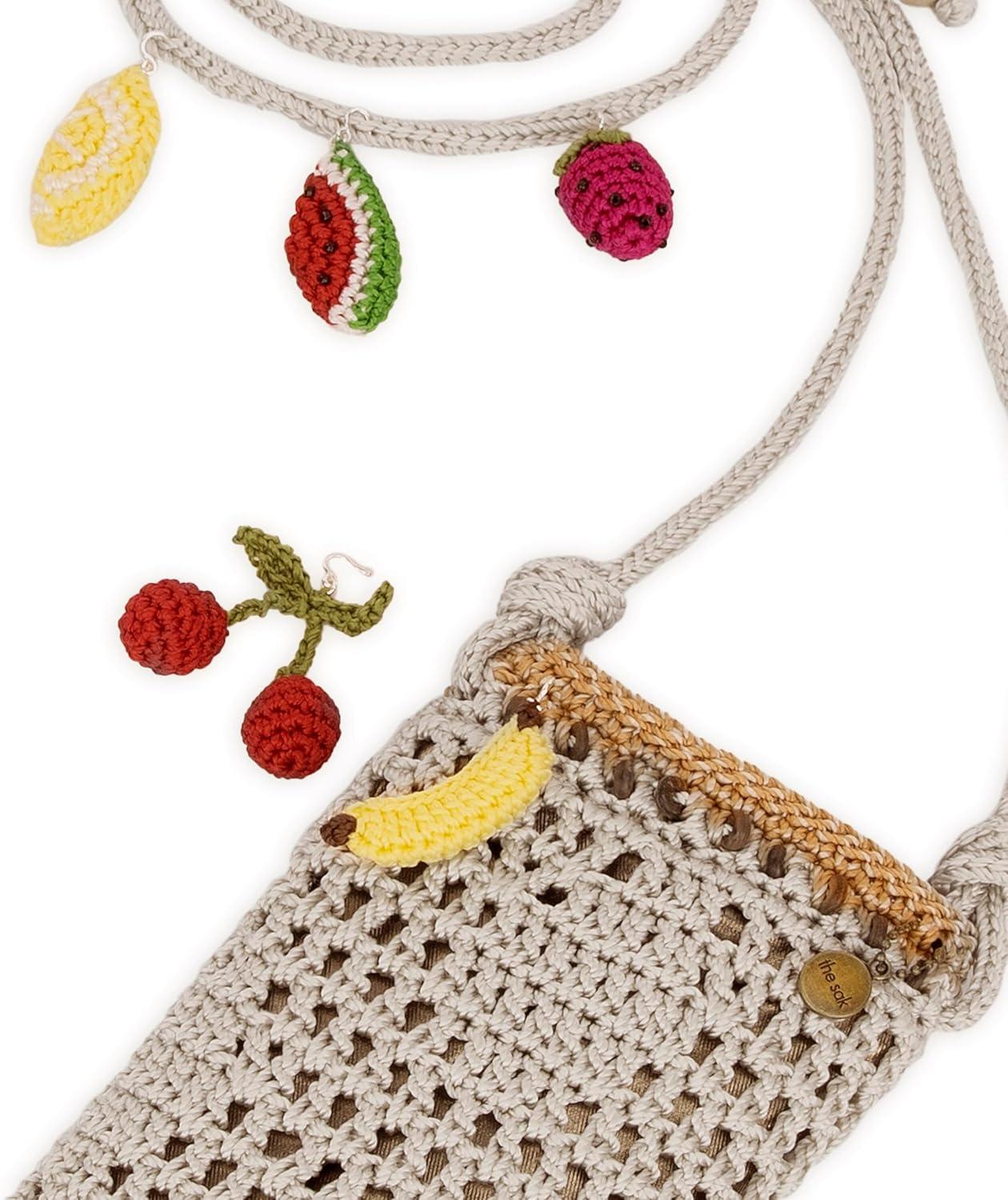 imageThe Sak Josie Mini Crossbody in Crochet with Adjustable StrapNatural Sayulita