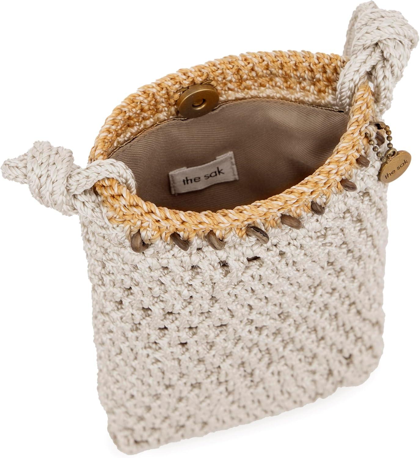 imageThe Sak Josie Mini Crossbody in Crochet with Adjustable StrapNatural Sayulita