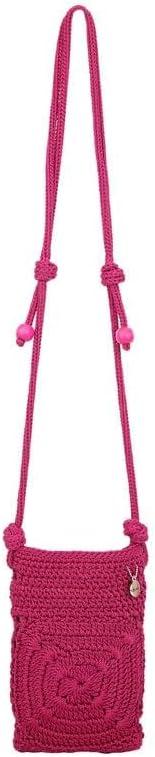 imageThe Sak Josie Mini Crossbody in Crochet with Adjustable StrapPinkberry Patch