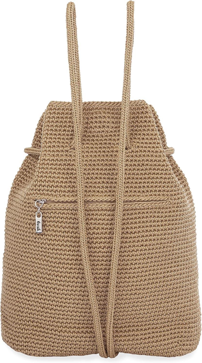 imageThe Sak Large Dylan Backpack in Crochet Adjustable BackstrapBamboo