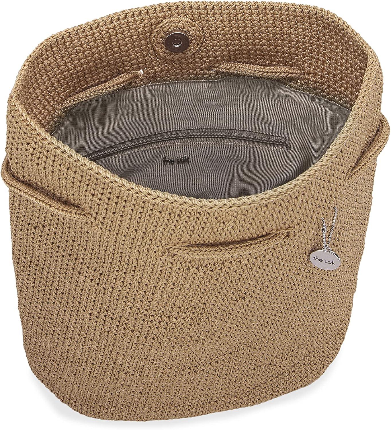 imageThe Sak Large Dylan Backpack in Crochet Adjustable BackstrapBamboo