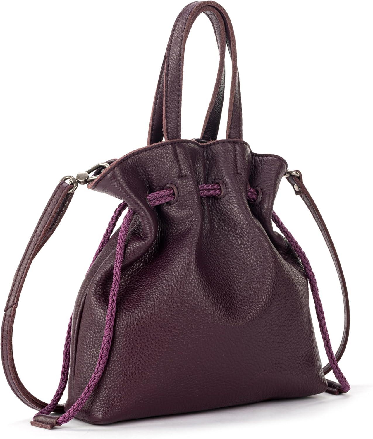 imageThe Sak Womens Glenna Drawstring Mini CrossbodyAubergine